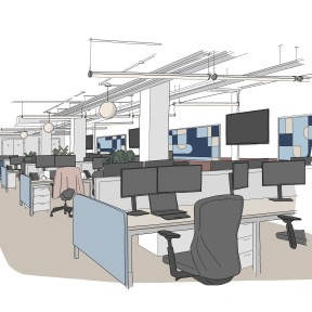 The Rebirth of the Workspace: 2024 Workspace Design Trends